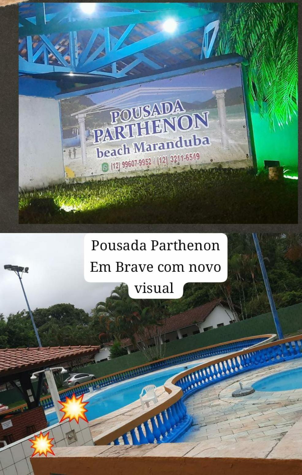 Pousada Parthenon Maranduba Ubatuba Exterior foto